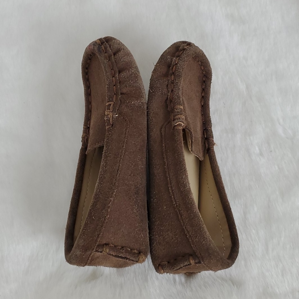 Janie and Jack suede shoes little boy size 19 - Picture 6 of 8